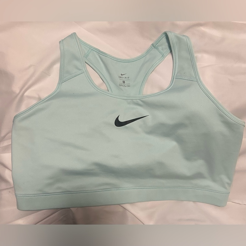 Nike Light Aqua Dri-FIT Racerback Sports Bra